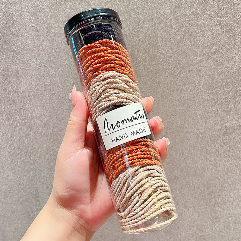Elastic Band Female Hair Band High Elastic Durable Hair Rope 3023 New Children's Simple Temperament Head Rope details Picture