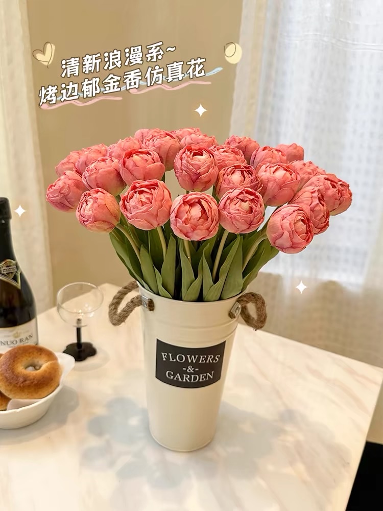 高考祝福人造花束 假花仿真花装饰品 精致仿真花艺术品 室内装饰假花赠品