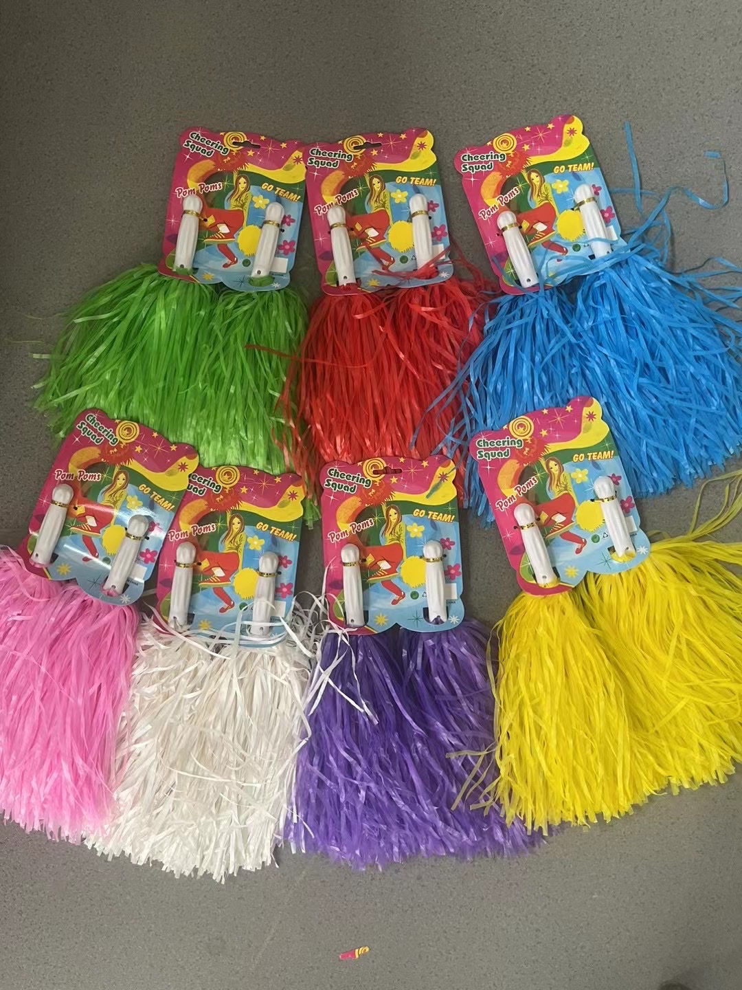 马卡龙手摇啦啦棒