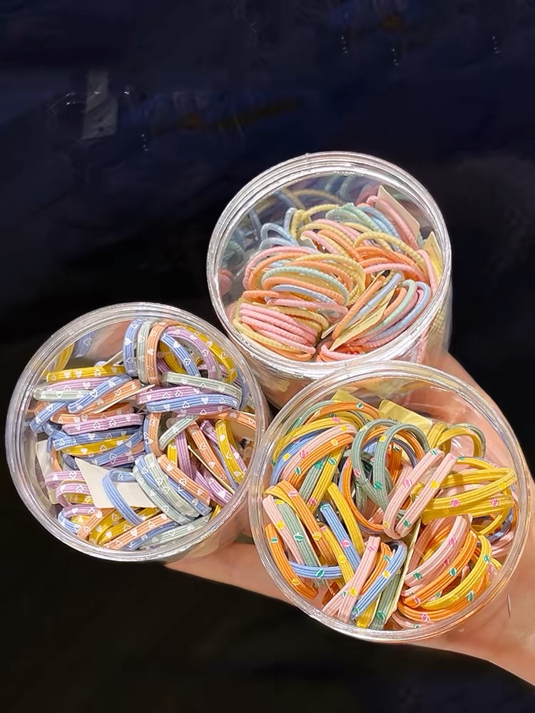 Children's hair bands, girls' hair ties, non-damaging hair rubber bands, baby hair accessories, little girls' braids and hair accessories detail image 4