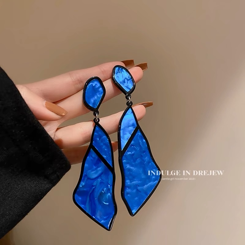 耳环夸张长款亚克力耳环夏季新款细节图