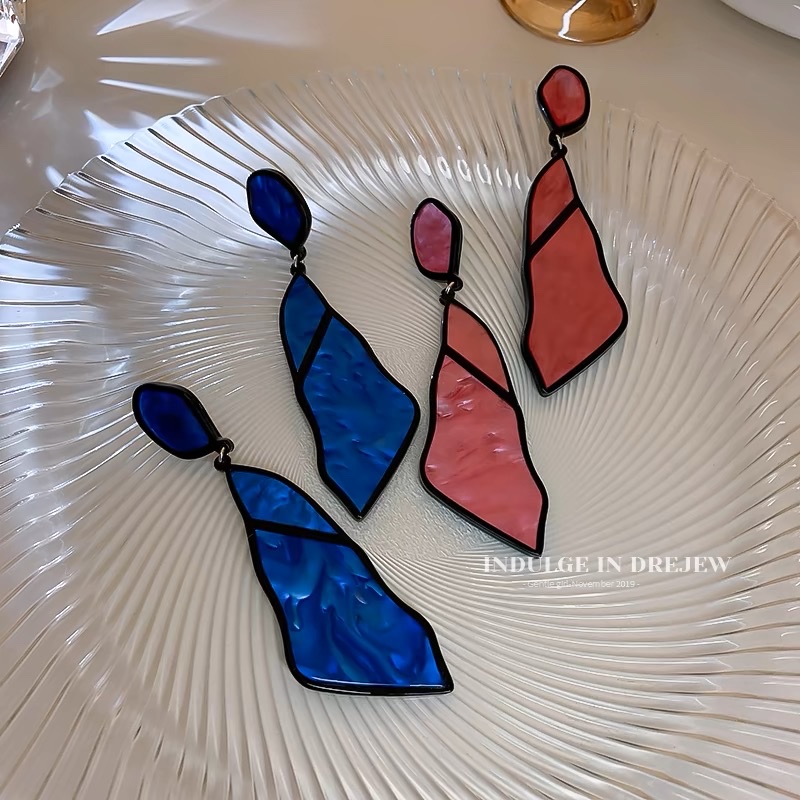 耳环夸张长款亚克力耳环夏季新款产品图