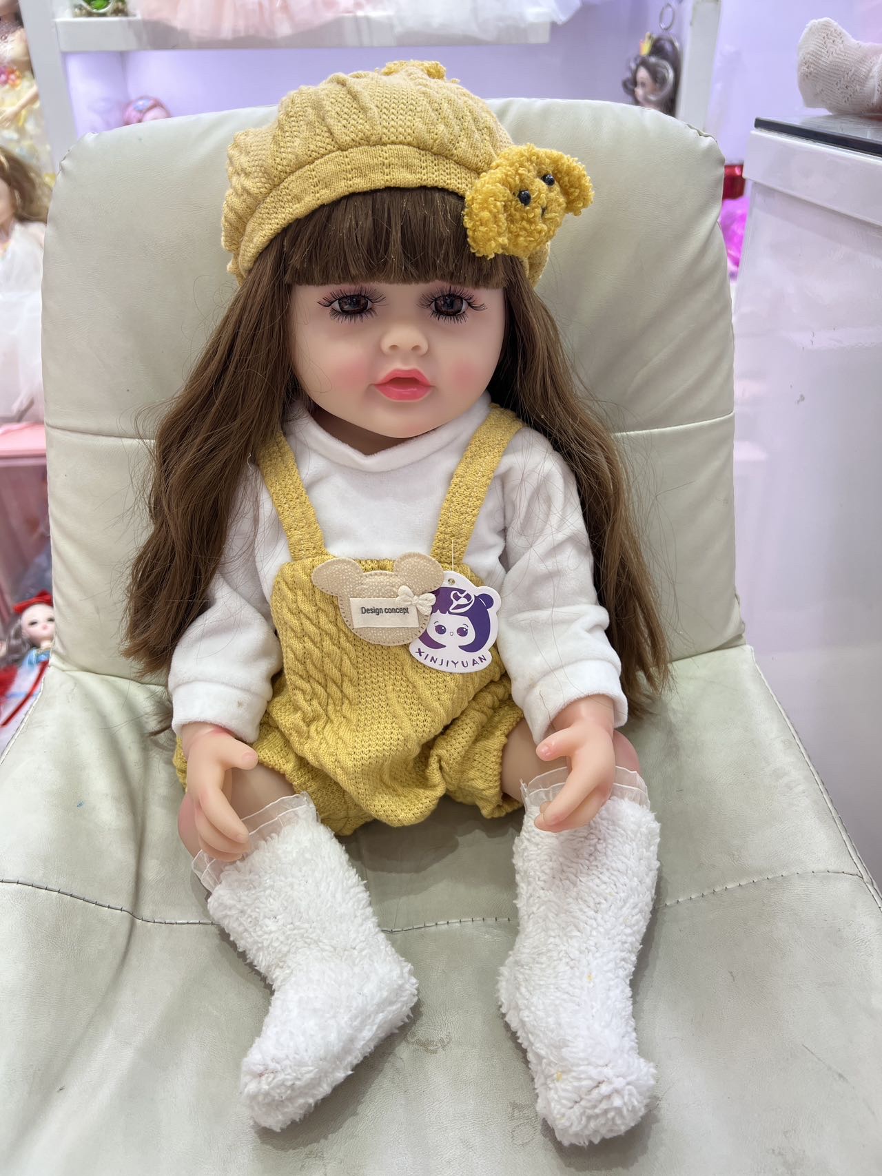 55cm simulation doll, all-soft rubber doll