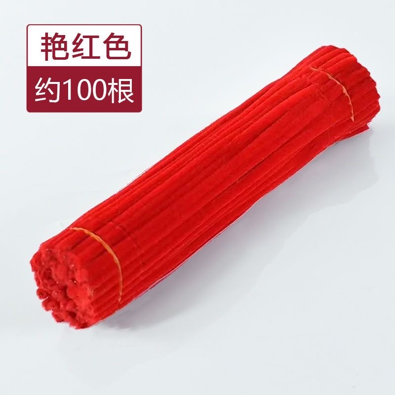 Encrypted twist stick, versatile creativity, DIY colorful macaron Super Dense Wool strips, kindergarten material package detail image 3