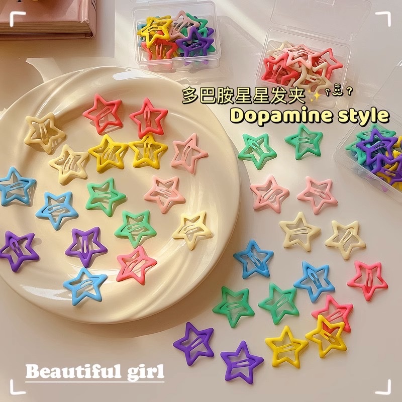 新款五角星发夹韩式新款流行ins风网红最新款式潮流图