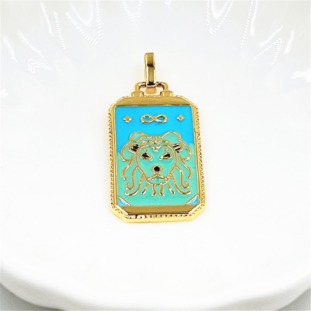 跨境贸易电商热卖款、网络供货款。合金滴油吊牌项链厂家直销！饰品白底实物图