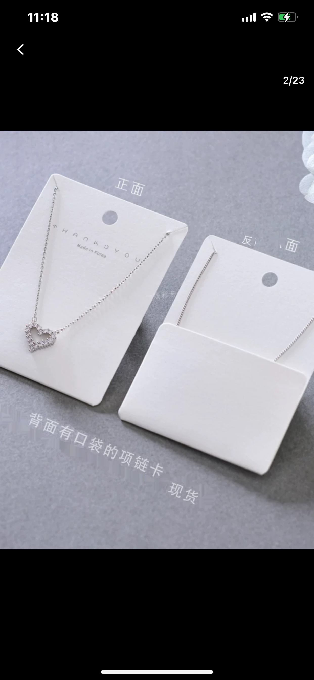 White card unlaminated earrings, hair clips, ear studs, accessories, packaging paper cards in stock, custom-made hair accessory materials and accessories details Picture
