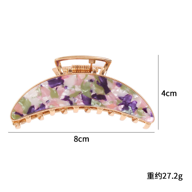 Acrylic alloy hair grippers, hair clips, hair accessories, creative accessories, shark clips details Picture