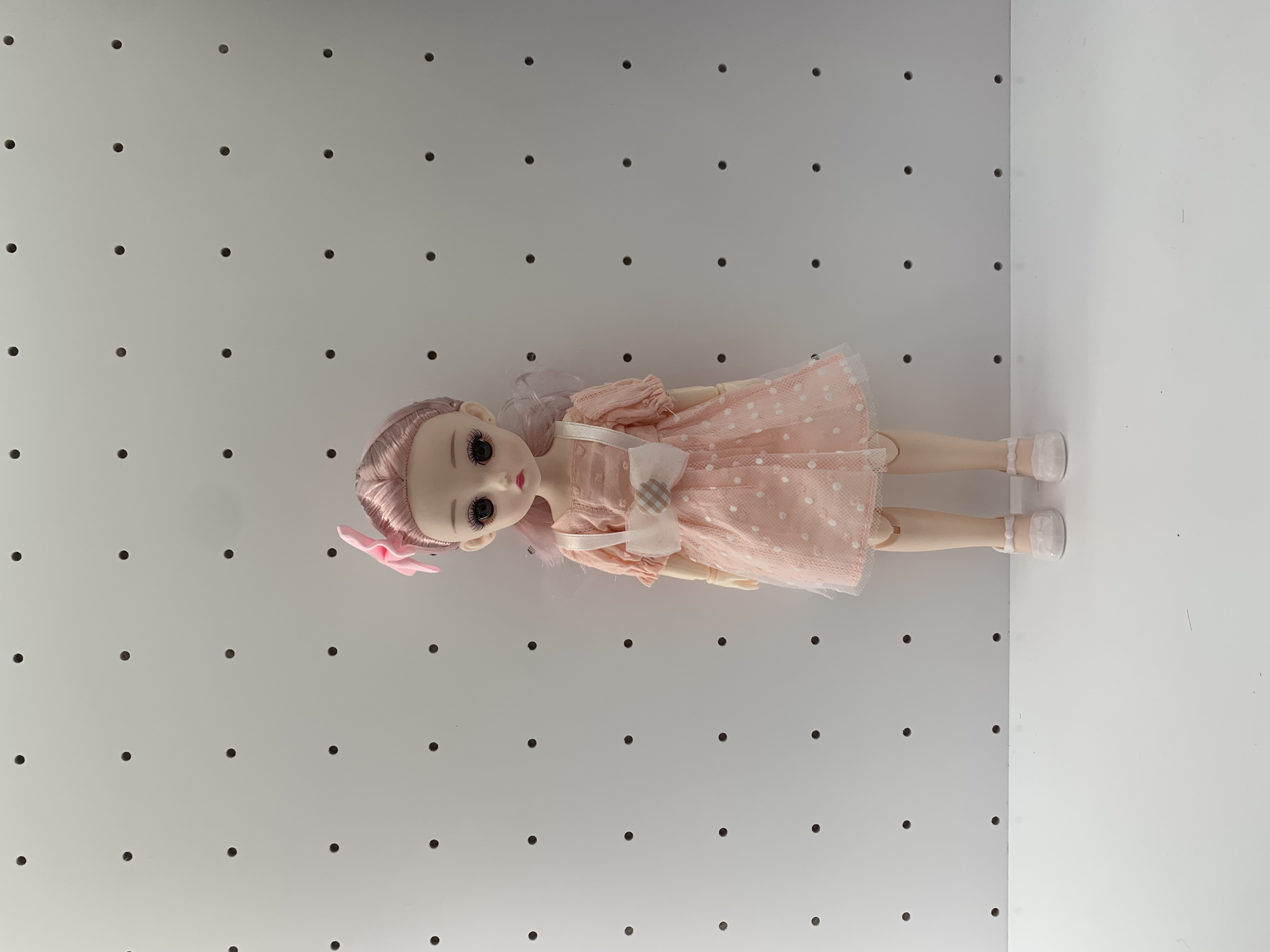 30cm interchangeable smart Barbie keychain joint music doll