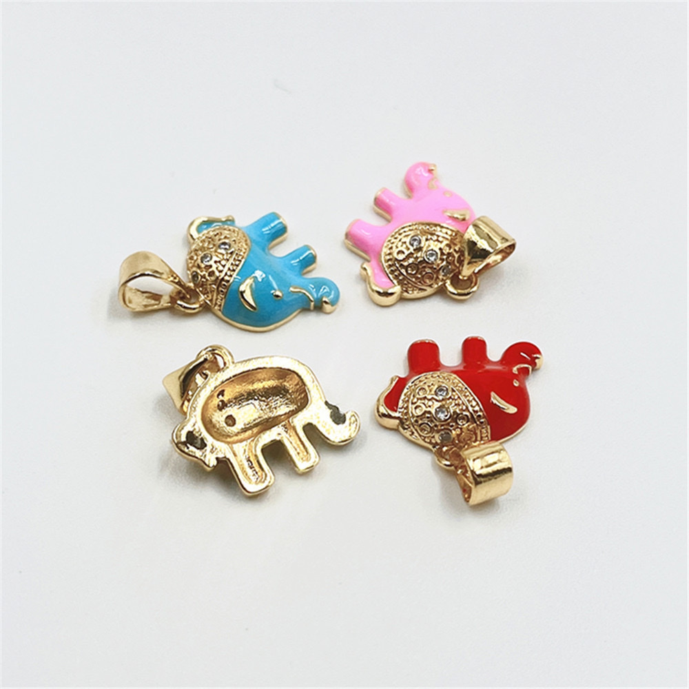 跨境电子商务，合金滴油大象项链、外贸款。饰品饰品饰品饰品饰品饰品