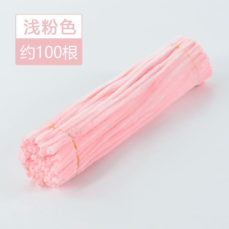 Encrypted twist stick, versatile creativity, DIY colorful macaron Super Dense Wool strips, kindergarten material package Application Scenario