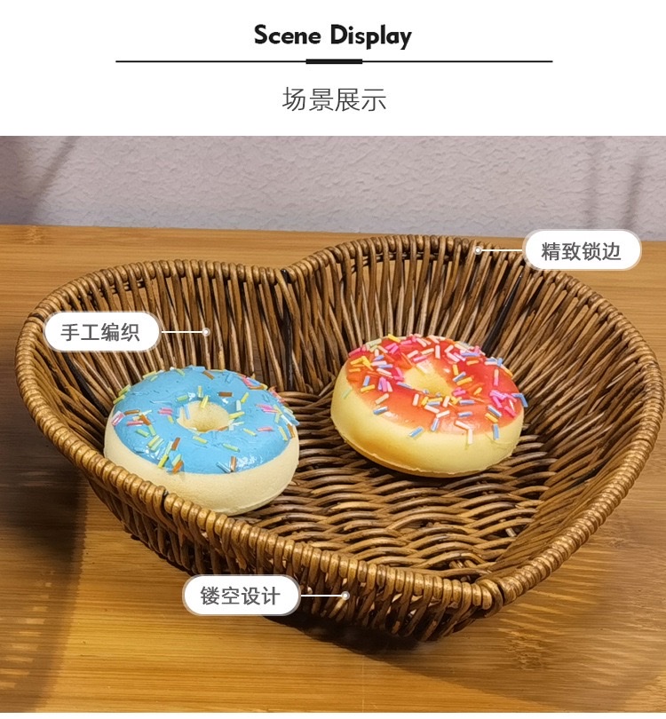 طبق فاكهة بيئي بيئي (PVC) غير مزود بتجهيزات منزلية من أجل سلة فاكهة فاكهة فاكهة محفظة للبيئة detail image 6