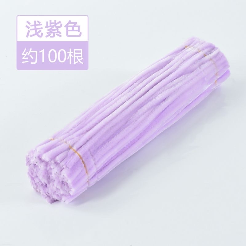 Encrypted twist stick, versatile creativity, DIY colorful macaron Super Dense Wool strips, kindergarten material package Item Picture