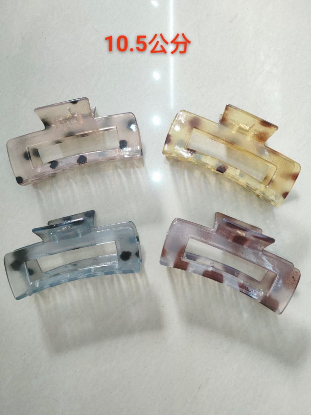 ABS hair clips, sweet flower grabbers, bath shark clips, hair grippers, hair clips, hair accessories, popular hair clips, leopard print