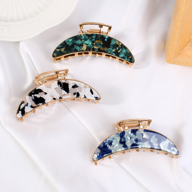 Acrylic alloy hair grippers, hair clips, hair accessories, creative accessories, shark clips