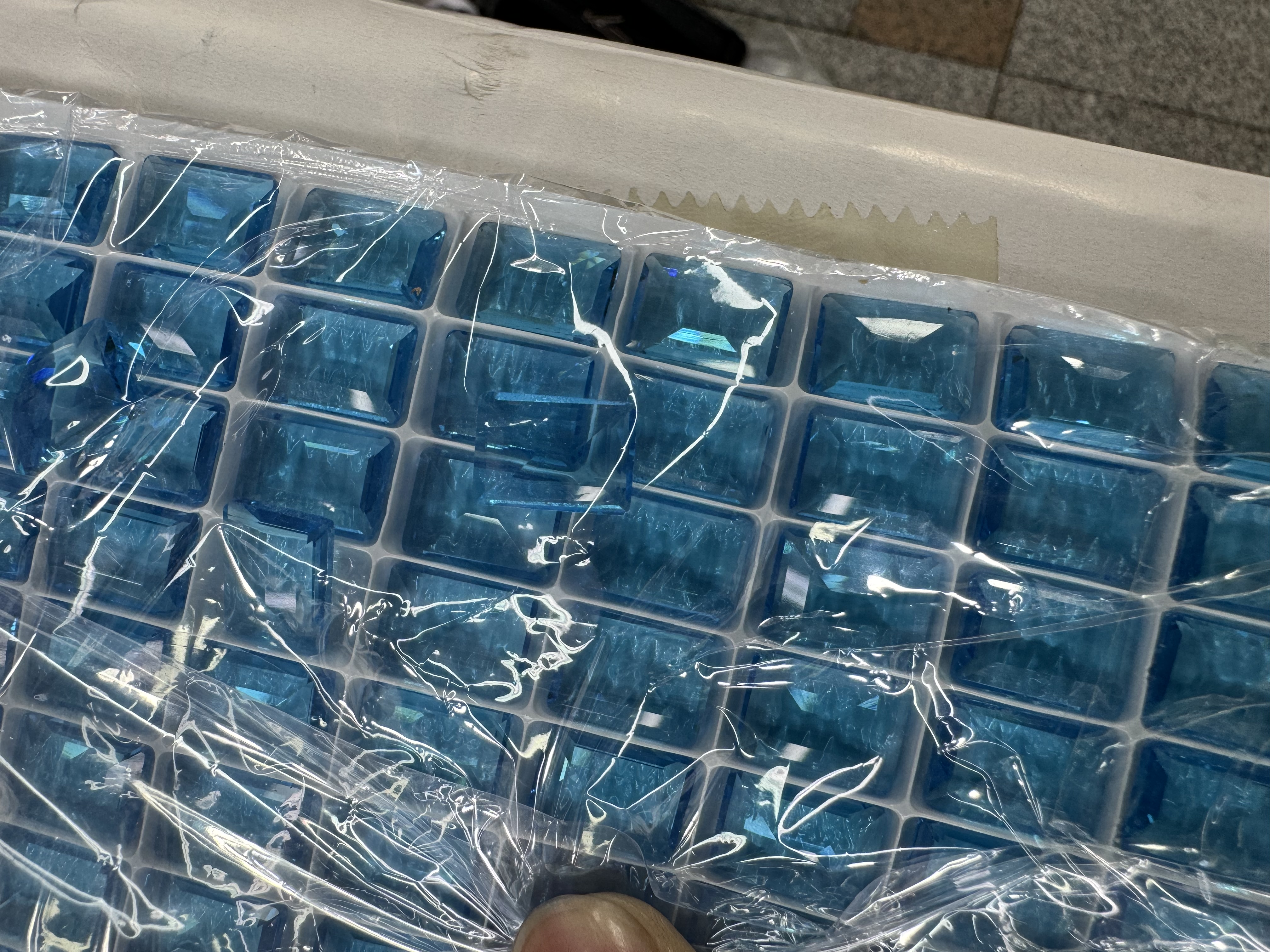 10×14长方直角 湖蓝色产品图