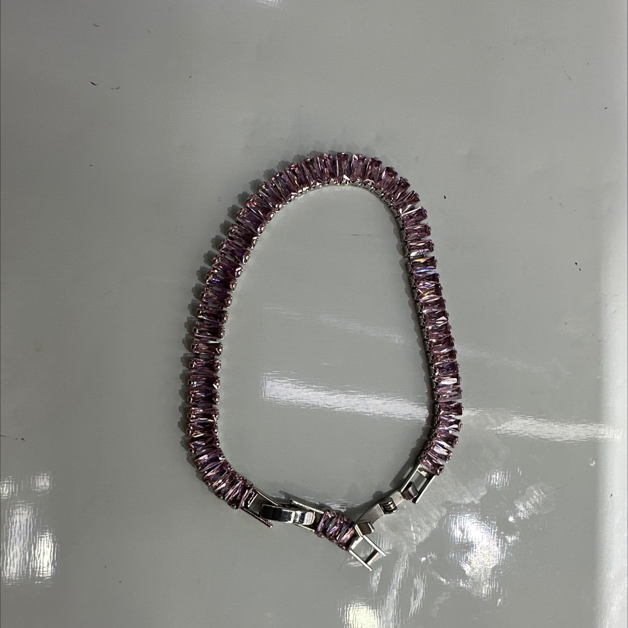 欧美大牌时尚锆石手链不退色热销款