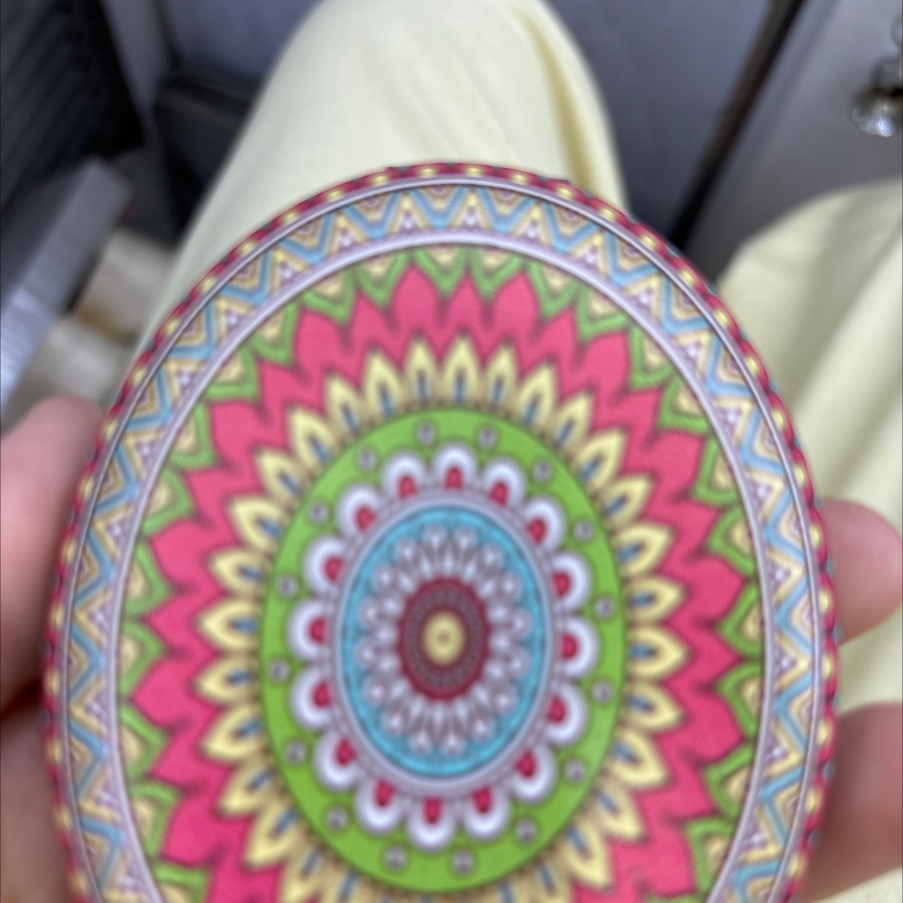 民族风化妆镜迷你化妆镜小可爱PU化妆镜随身便携简约美容小镜子折叠创意迷你双面圆补妆小镜子迷你手持翻盖折叠方形简约卡通随身详情图18