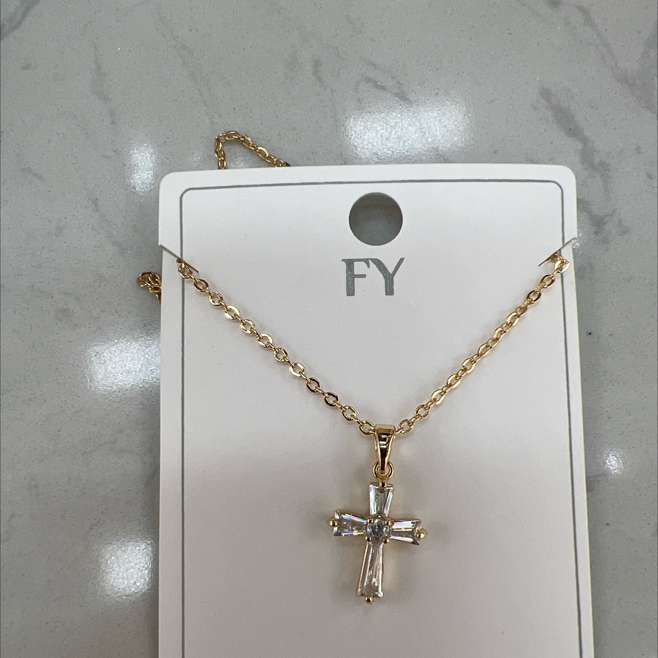 十字架项链项链细节图