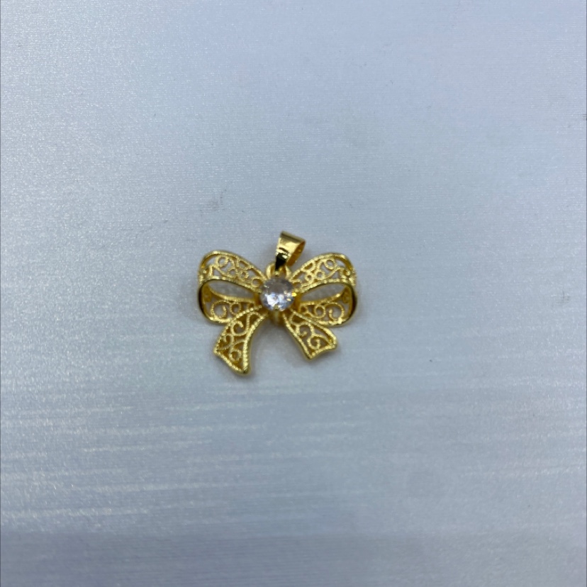 6n锆石金色小吊坠