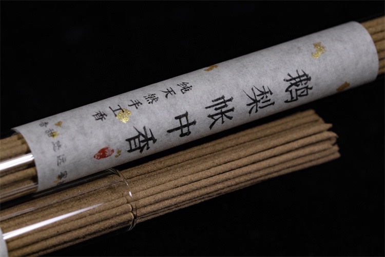 鹅梨帐中香线香芽庄沉香天然檀香熏香家用室内安神助睡眠香薰檀香线香卧室内持久家用净化空气香薰盘品鉴级传承古法合香天然
