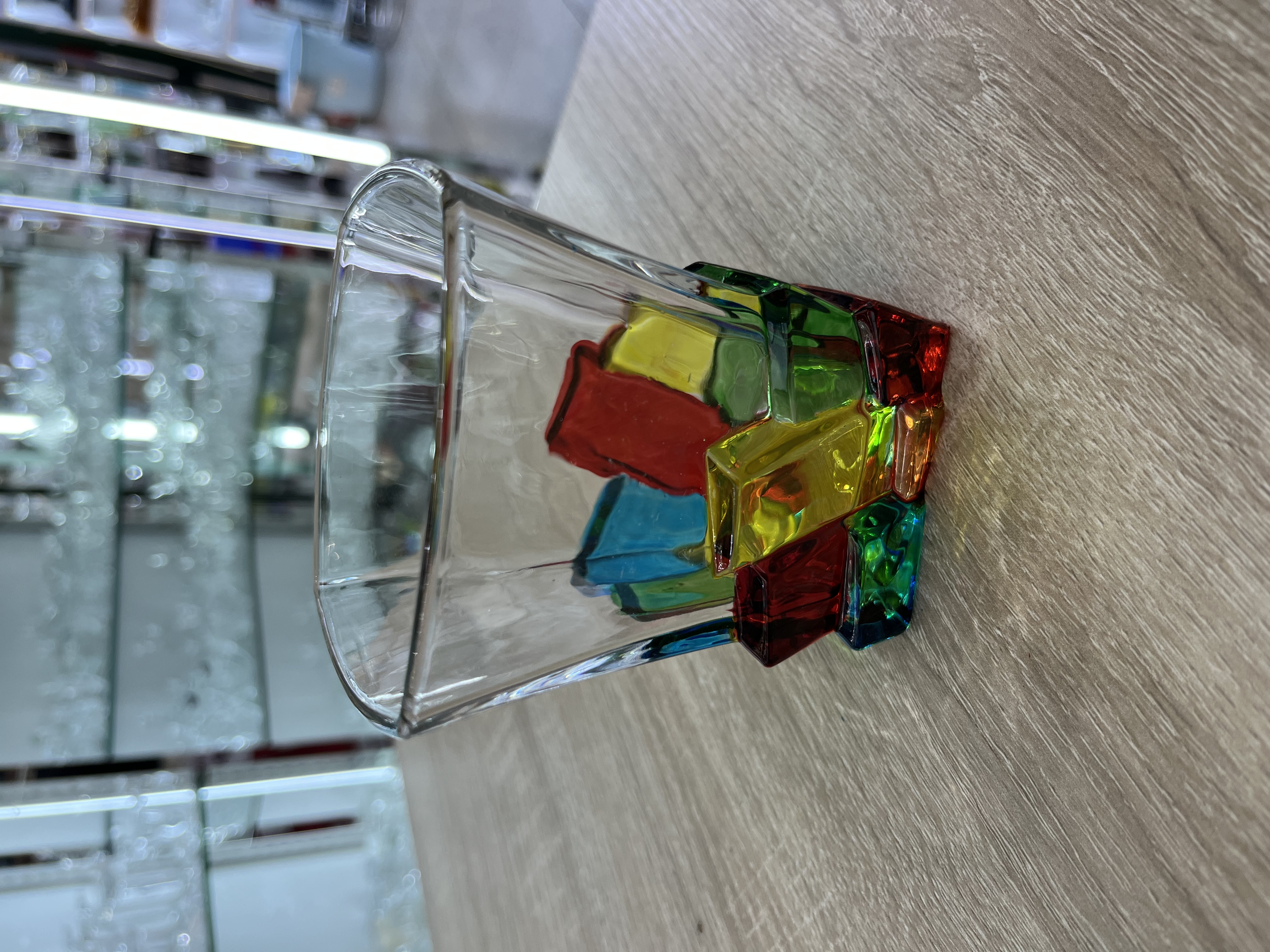 Colored glass cups, tea cups, water cups, portable household multi-functional household kitchen Application Scenario