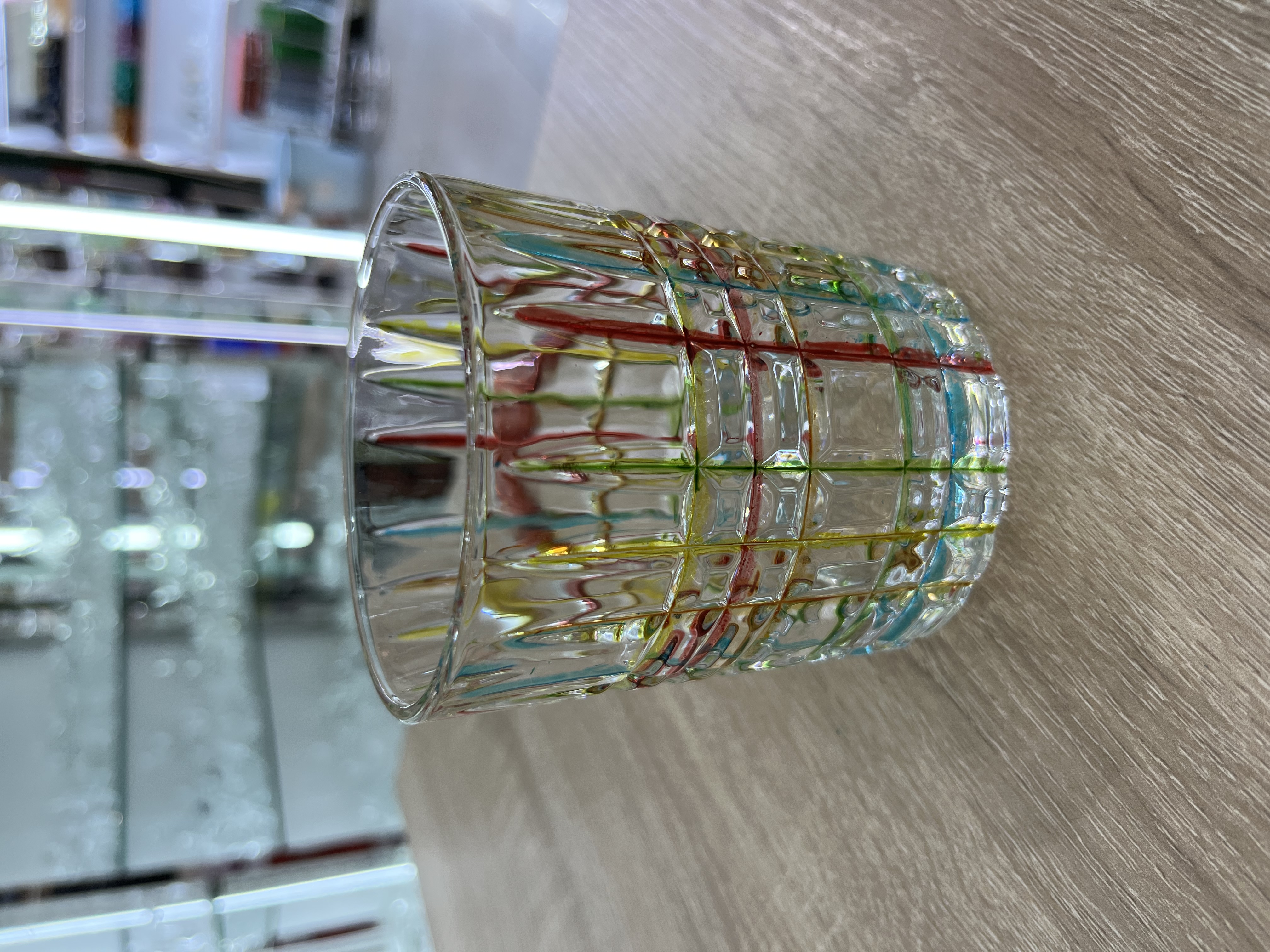 Colored glass cups, tea cups, water cups, portable household multi-functional household kitchen Specification image