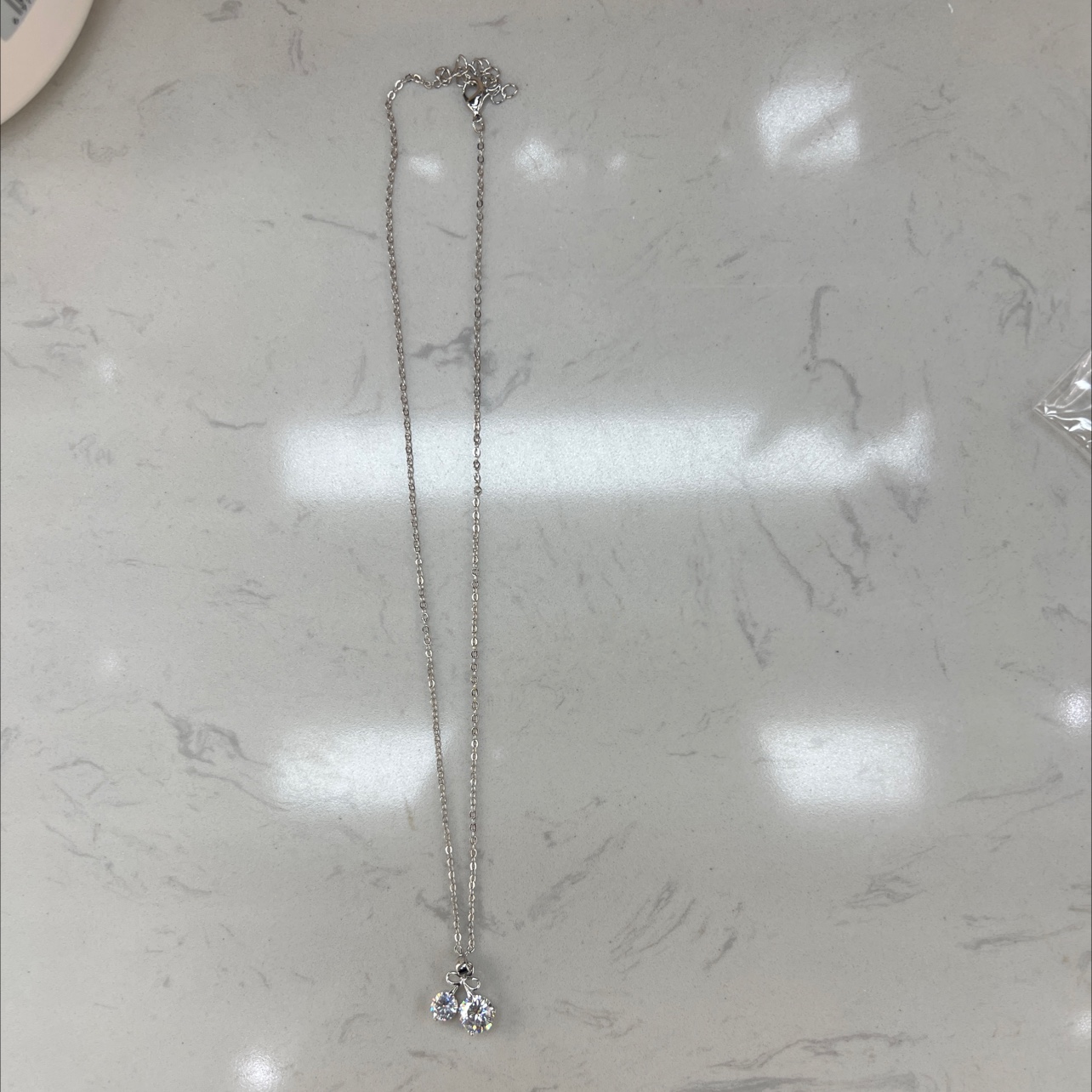 单钻项链项链女短款详情图3