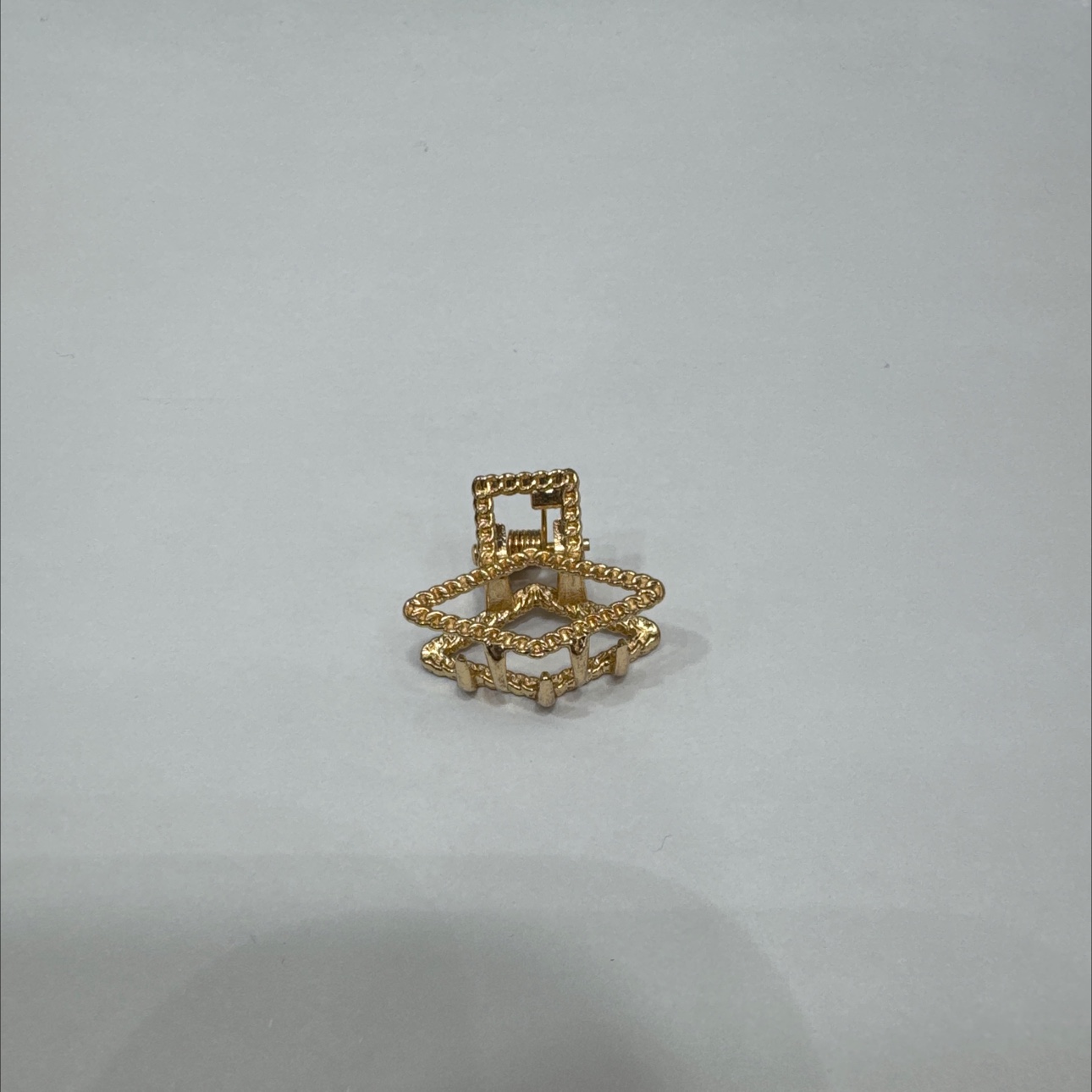 Fashionable and trendy hair accessory alloy gripper, Korean-style metal hair clip