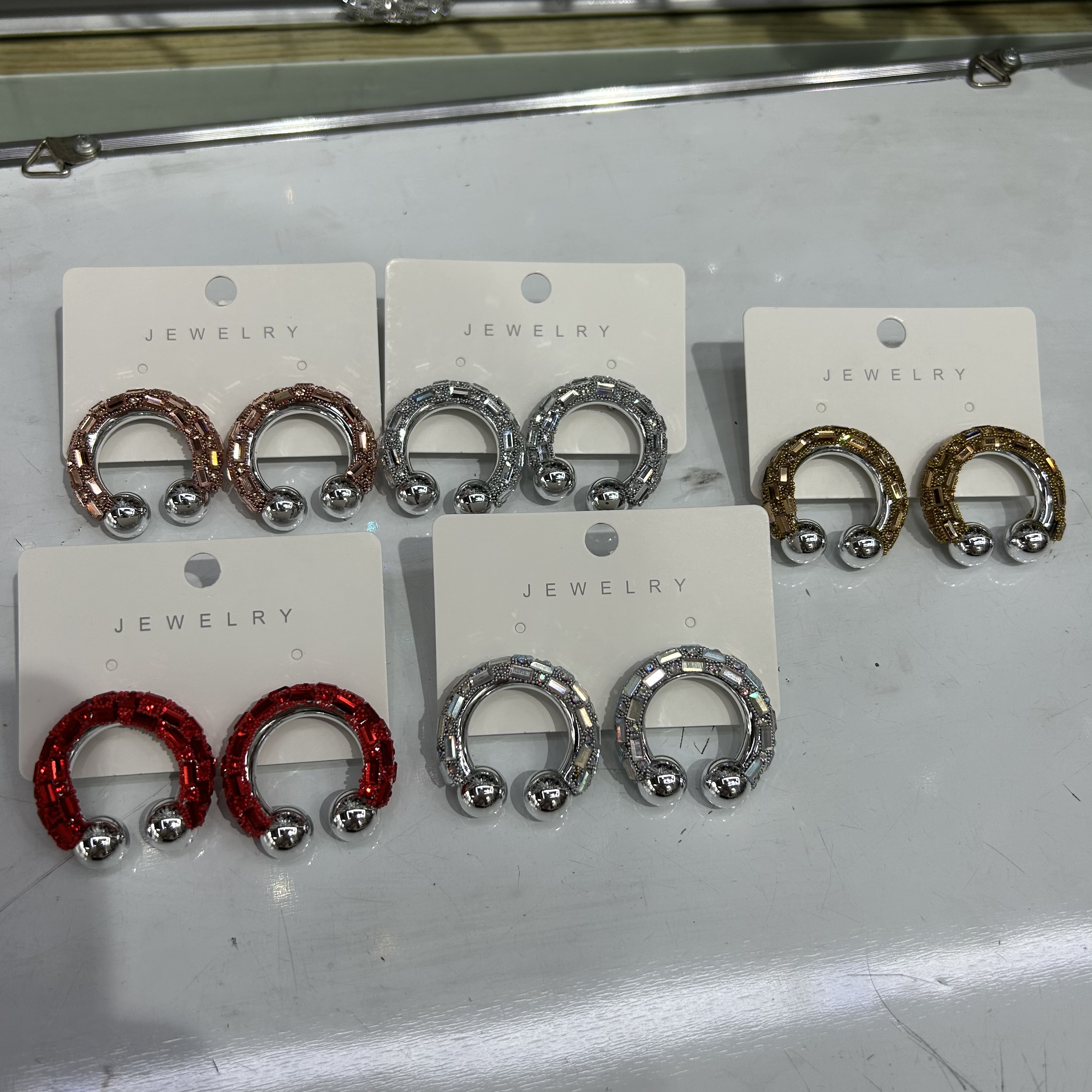 流行耳环 钻饰耳环详情图2