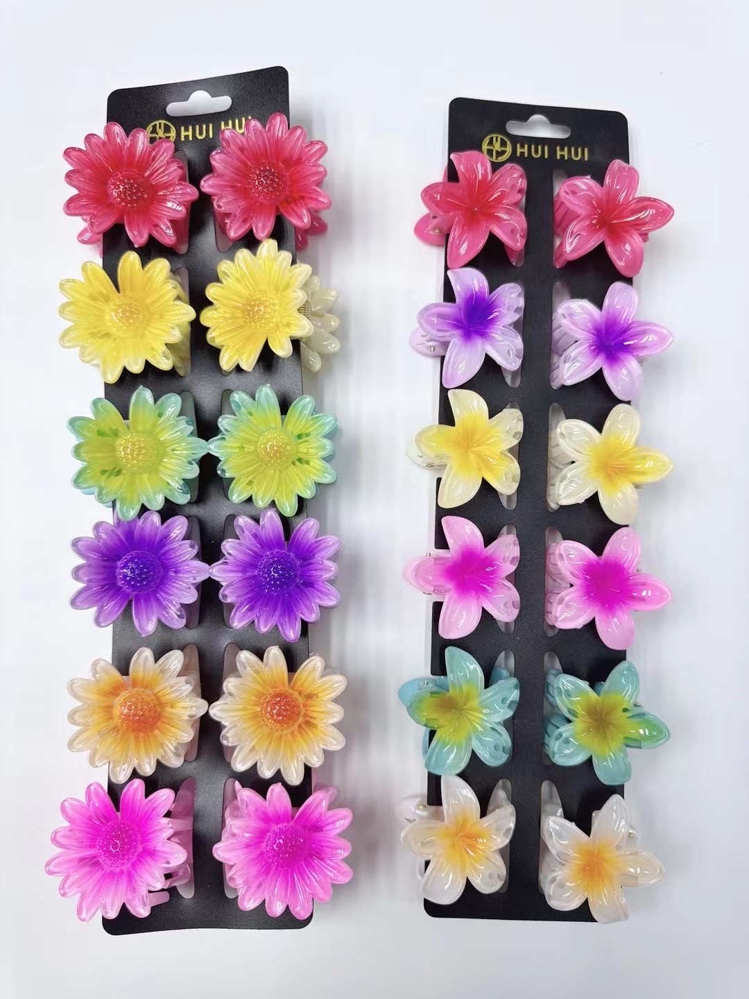 4.5cm Daisy frangipani seaside vacation hair clip, hair accessory, grab clip, creative accessory details Picture