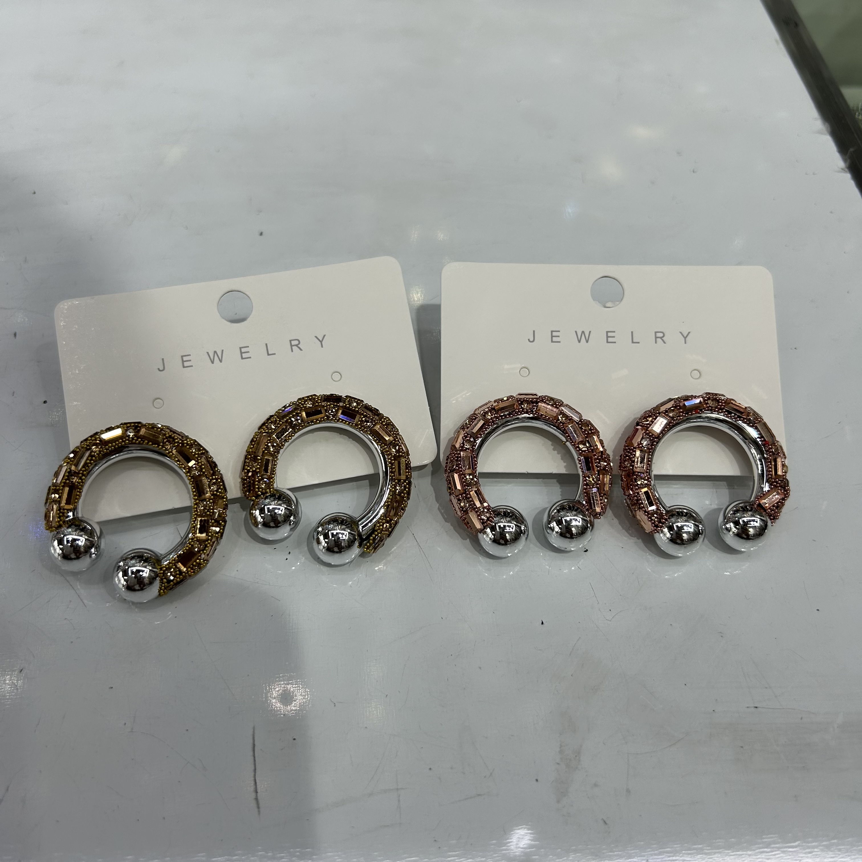 流行耳环 钻饰耳环详情图4