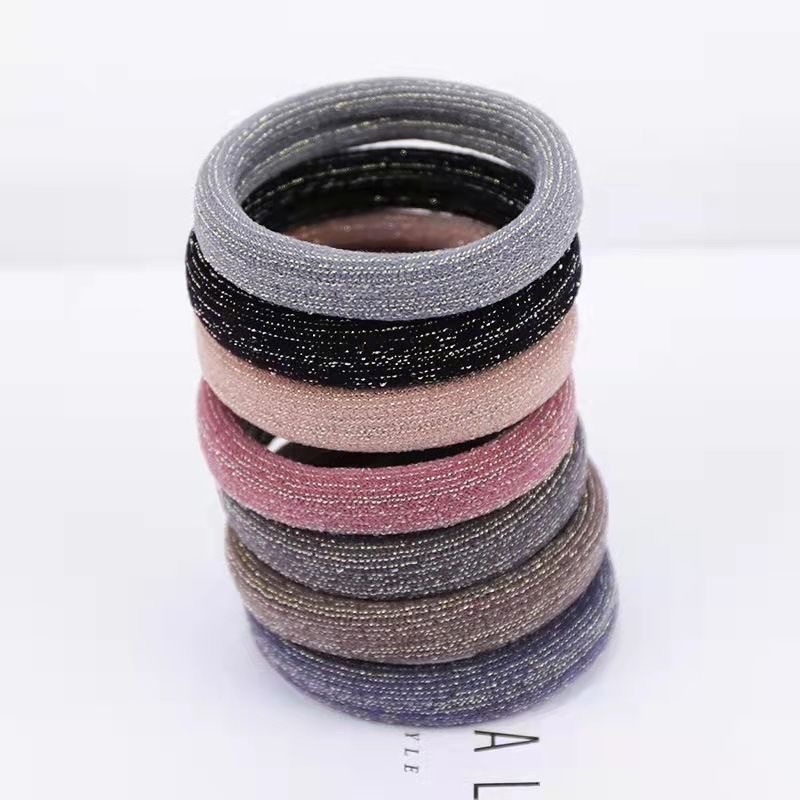 时尚韩版头绳 发圈皮筋 简约耐用弹力发圈 美发饰品扎发神器