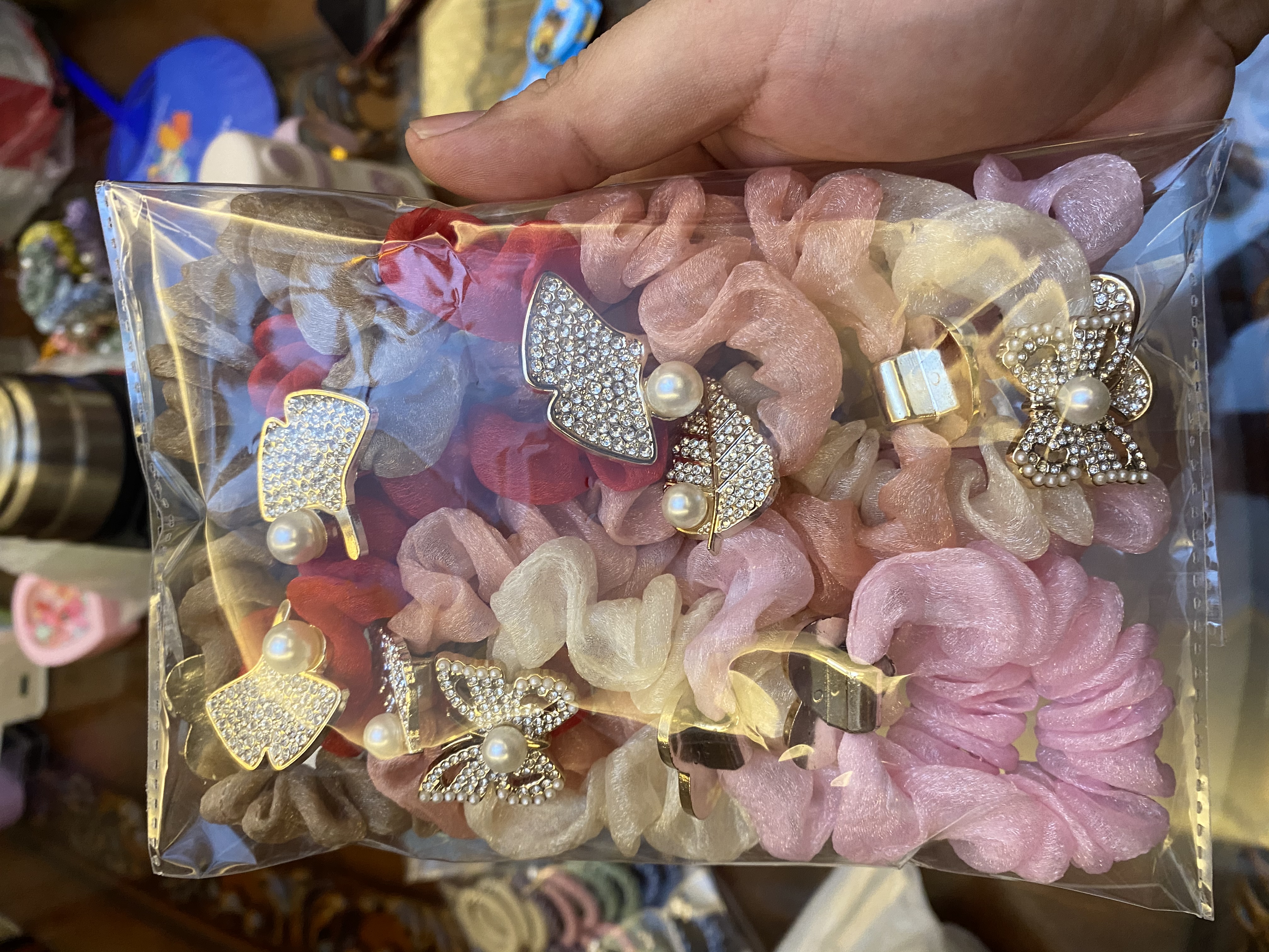 时尚女士大肠发圈头绳 高弹力无损皮筋 发饰发圈 简约耐用大肠圈头饰