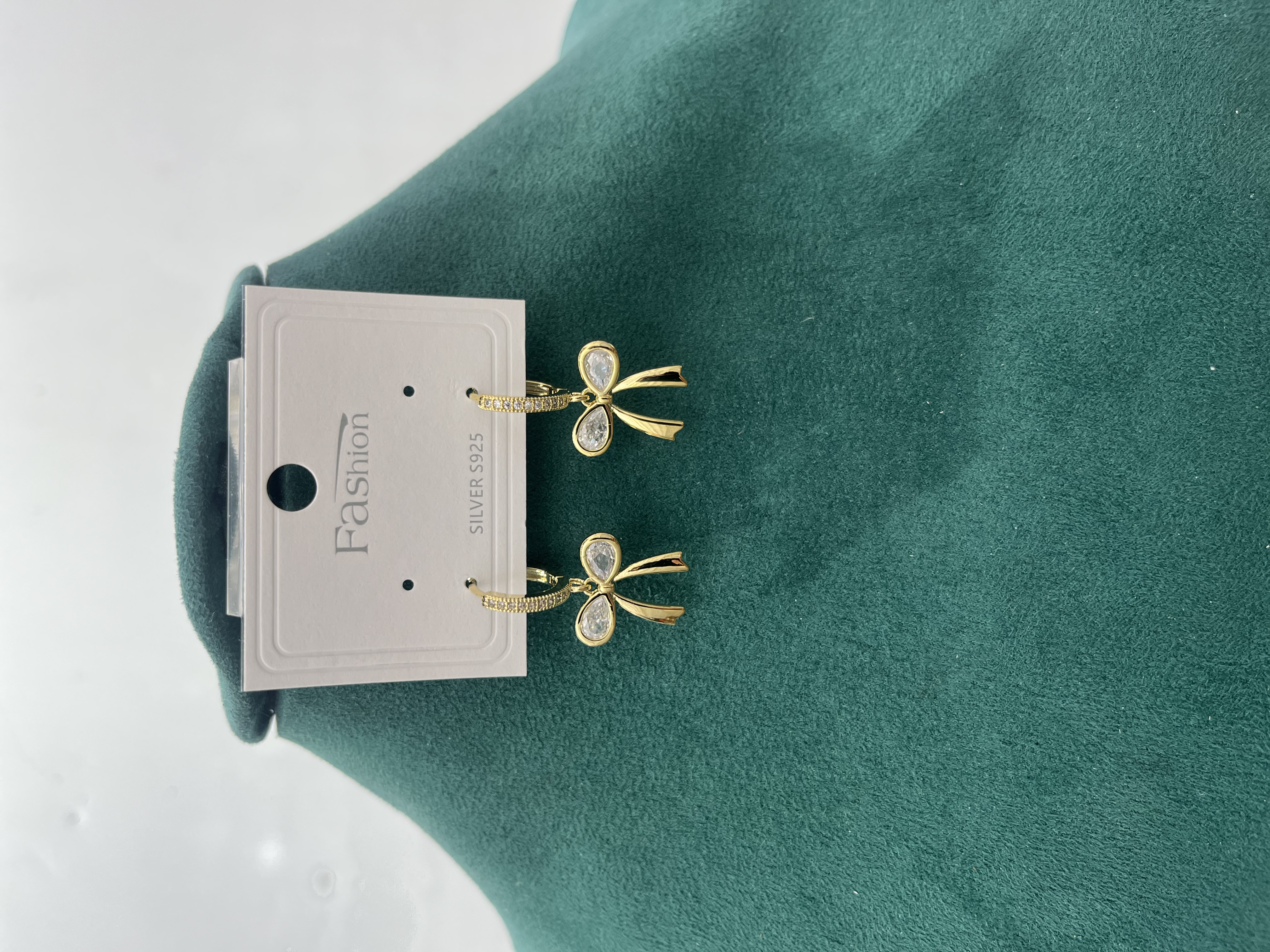 2024年跨境爆款铜镶钻石18k耳环耳饰