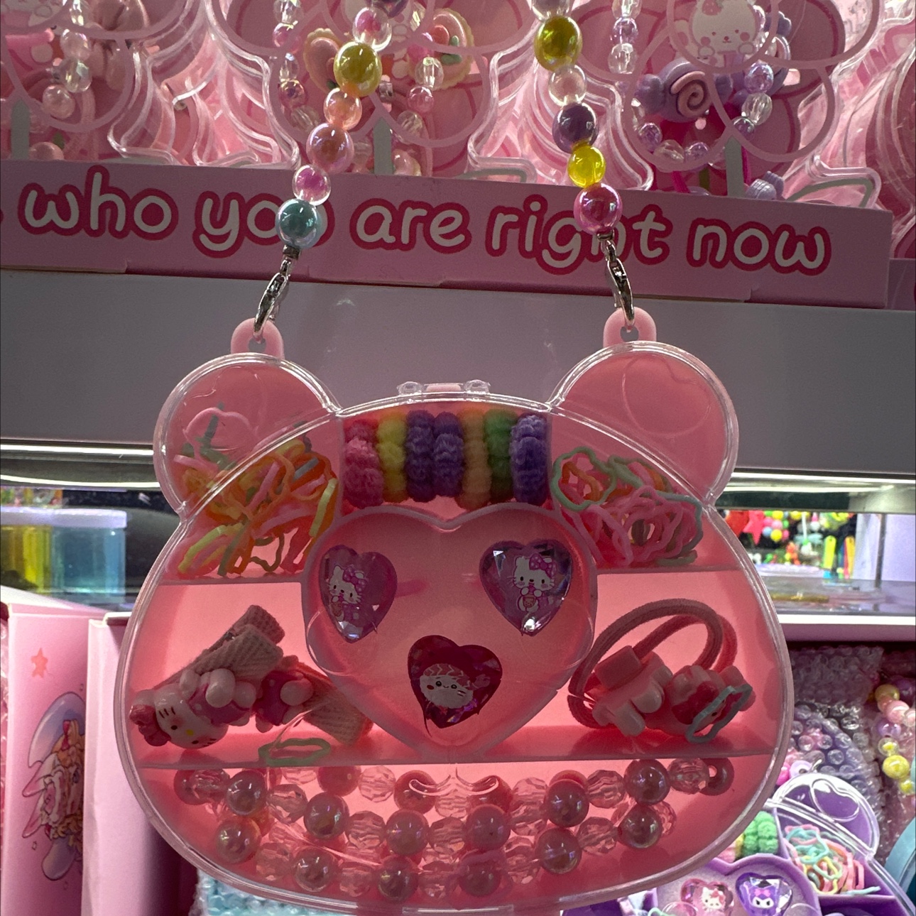 儿童创意益智手工DIY串珠手链项链戒指串珠拼豆软陶片扭扭棒毛绒材料包 DIY手工制作扭扭棒玩具套装详情图2