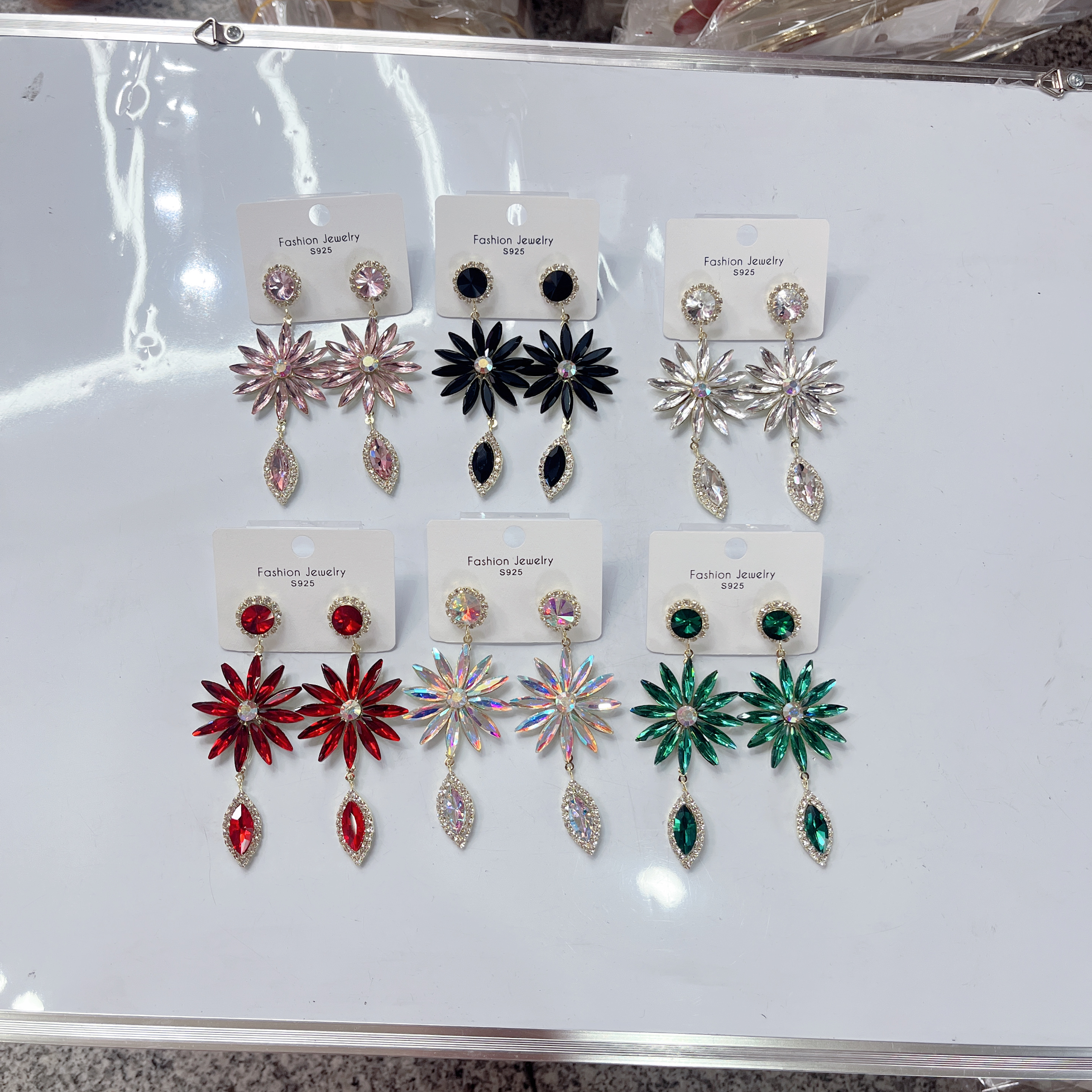 925纯银耳钉 珍珠耳饰 精致饰品 耳钉女款 时尚潮流耳饰 简约大气优雅耳饰饰品