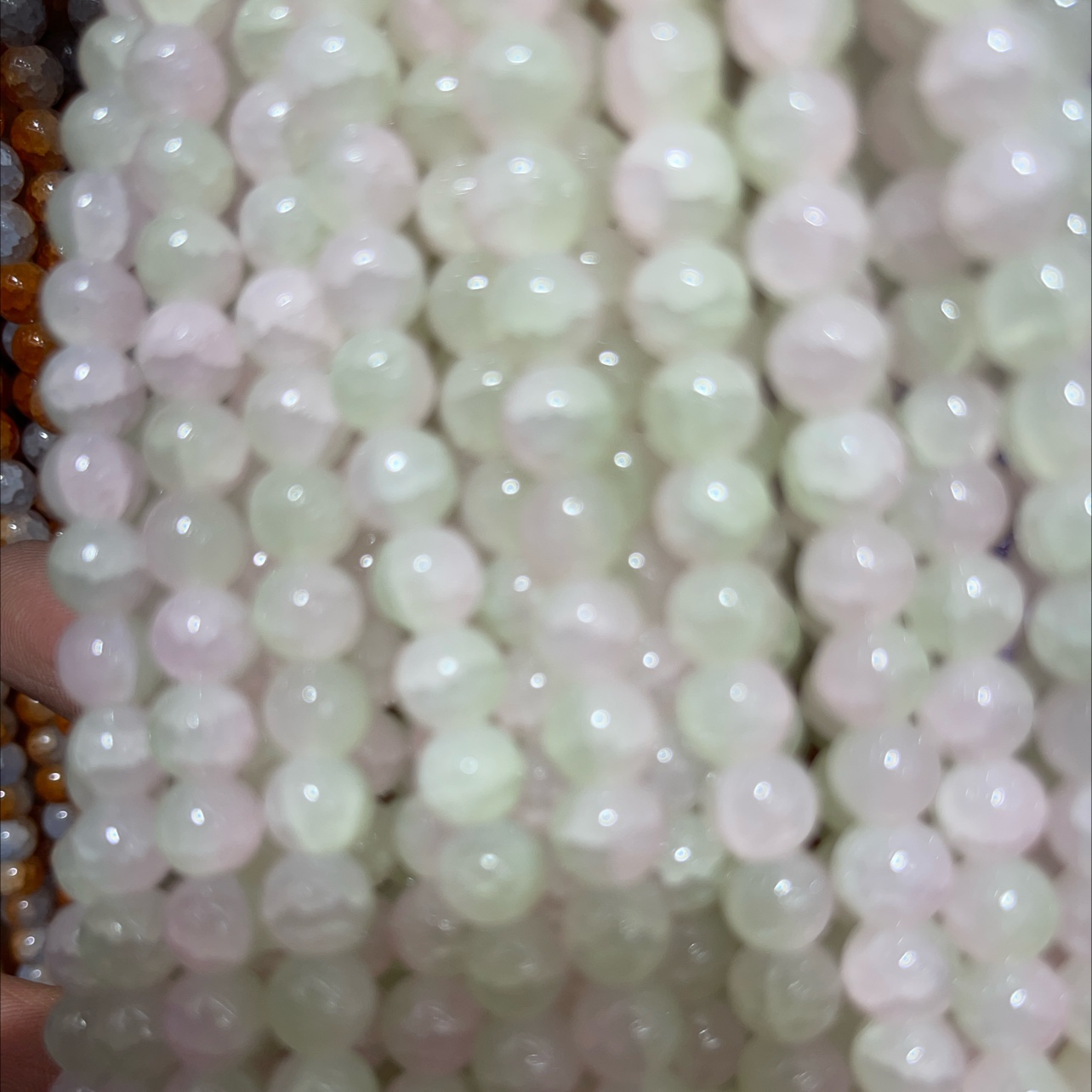 琉璃珠串珠米珠套装 珠子配件DIY 手工珠子首饰材料包 手串手链项链制作白底实物图