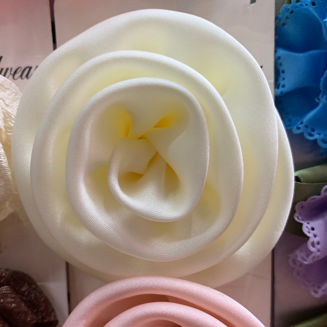 一帆制花饰品发饰头饰发圈时尚潮流卷花