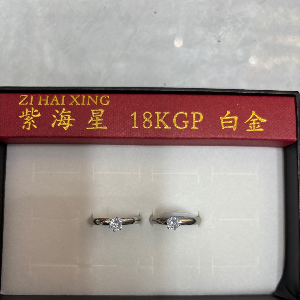 不锈钢戒指 锆石个性钻石戒指 时尚高档女士首饰精致光泽持久不褪色戒指产品图