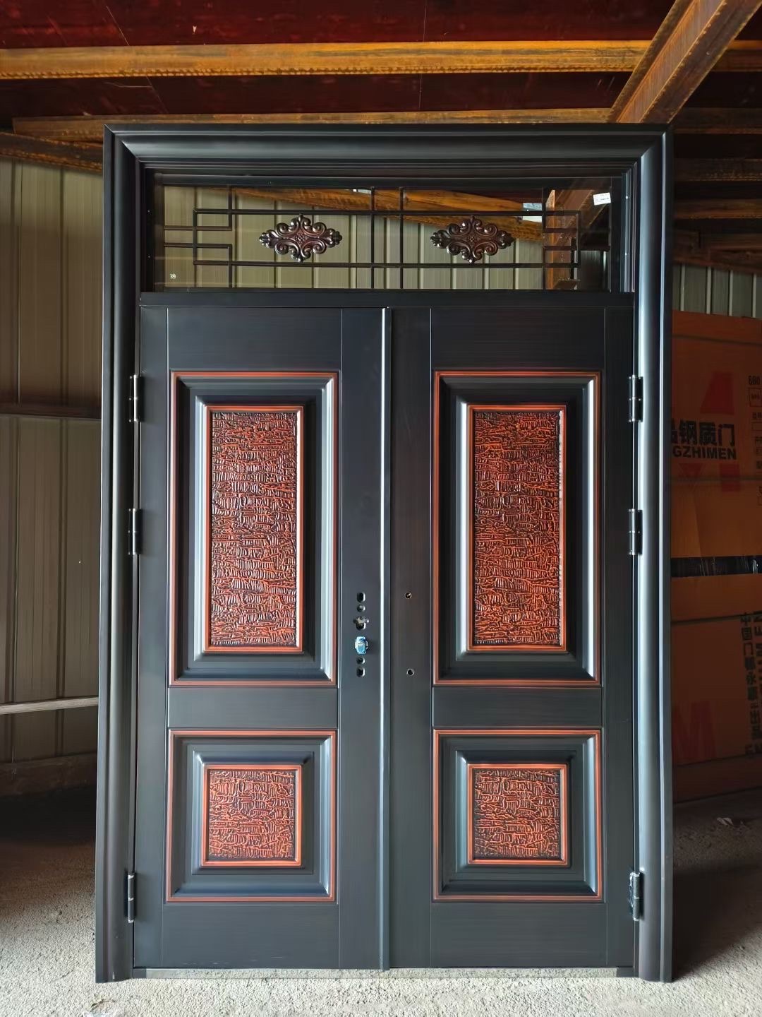 Steel security door  entrance door 详情2