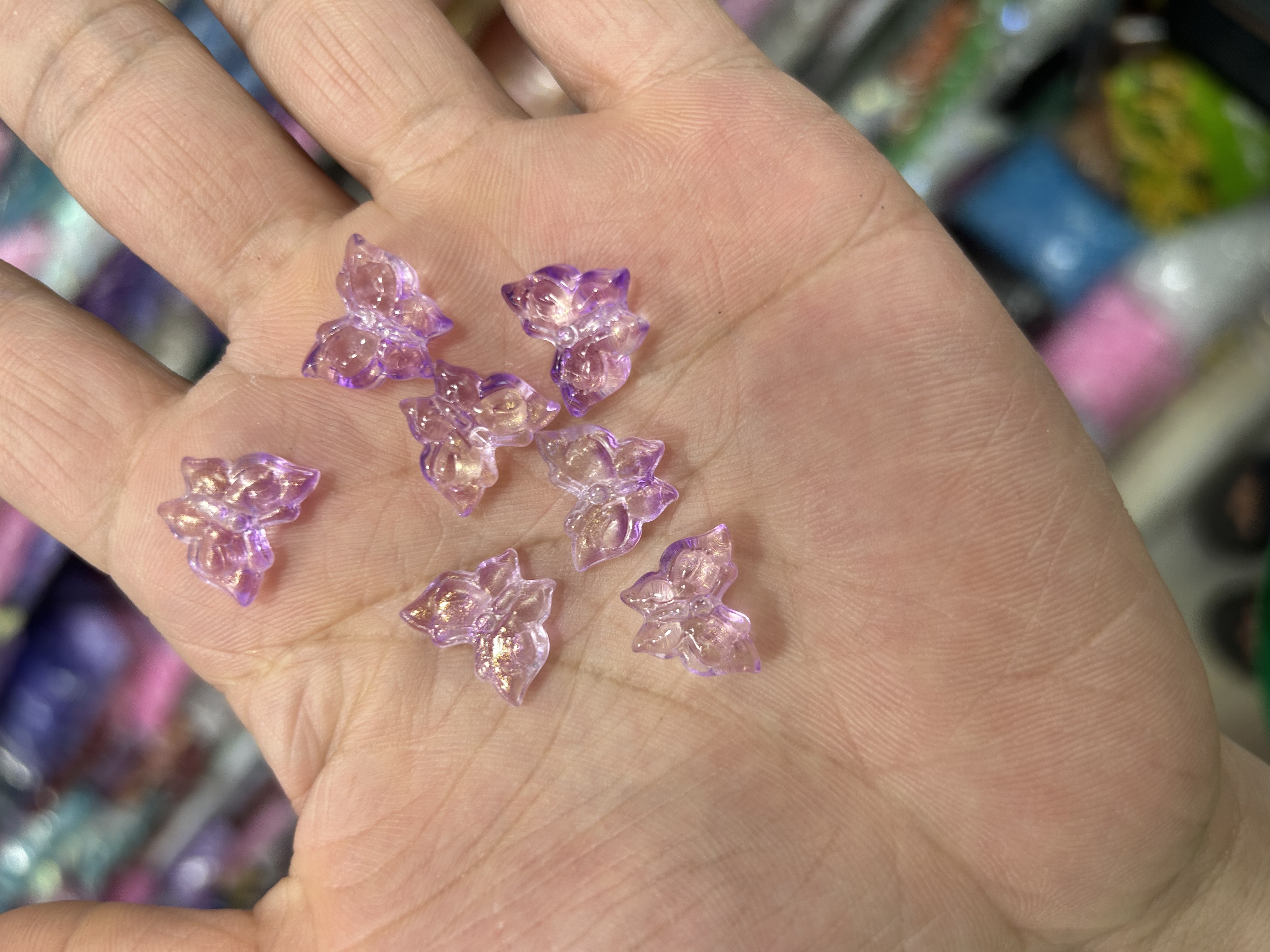 Houxiu Crystal DIY jewelry accessories, pearl decorative resin accessories, exquisite and durable stainless steel jewelry accessories, creative handcrafted materials Specification image
