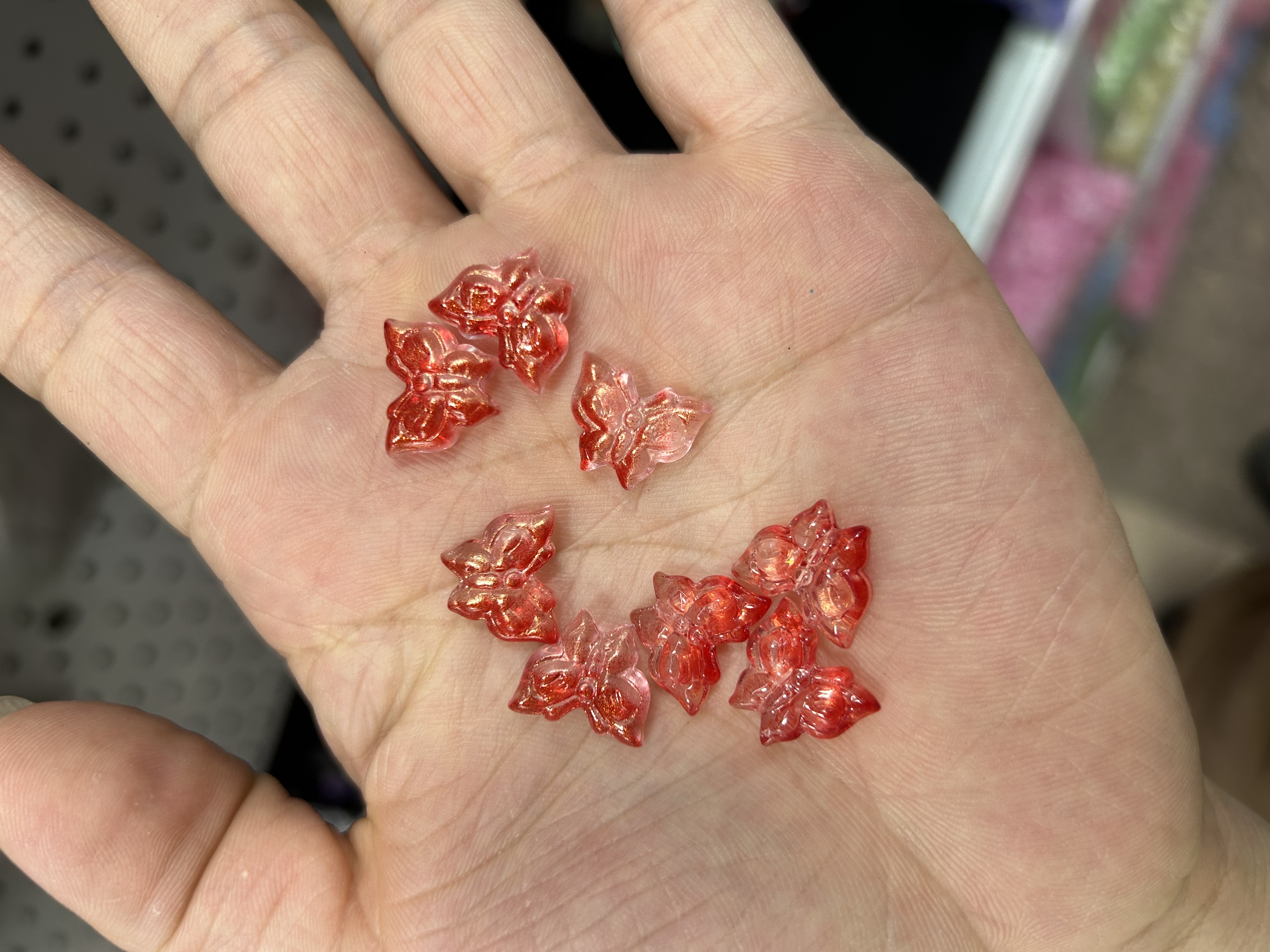 Houxiu Crystal DIY jewelry accessories, pearl decorative resin accessories, exquisite and durable stainless steel jewelry accessories, creative handcrafted materials