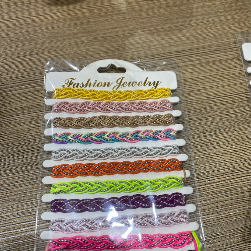 水晶米珠水钻松石合金手链项链，厂家直销，爆款手链挂件挂件手机链详情图4