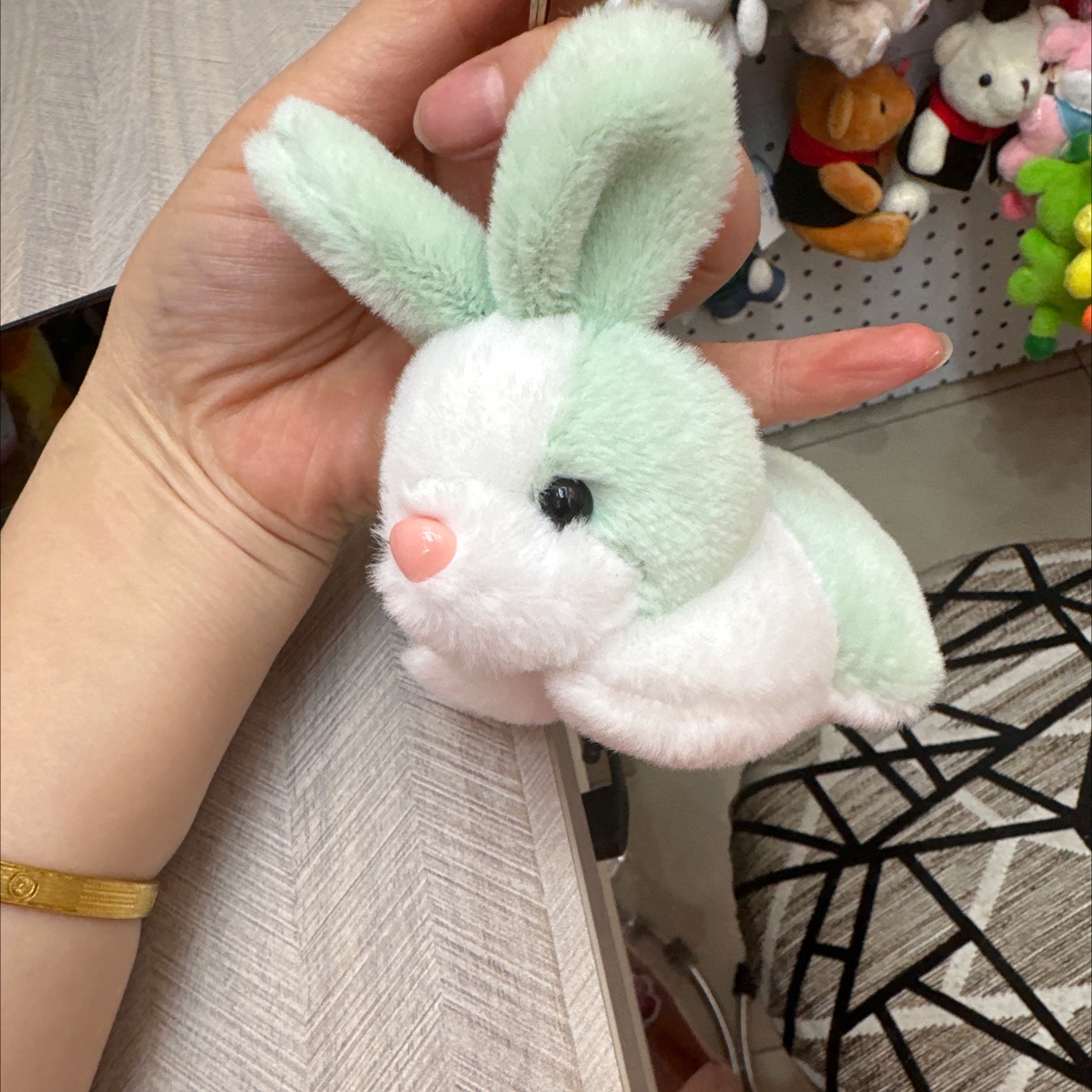兔子毛绒玩具钥匙扣