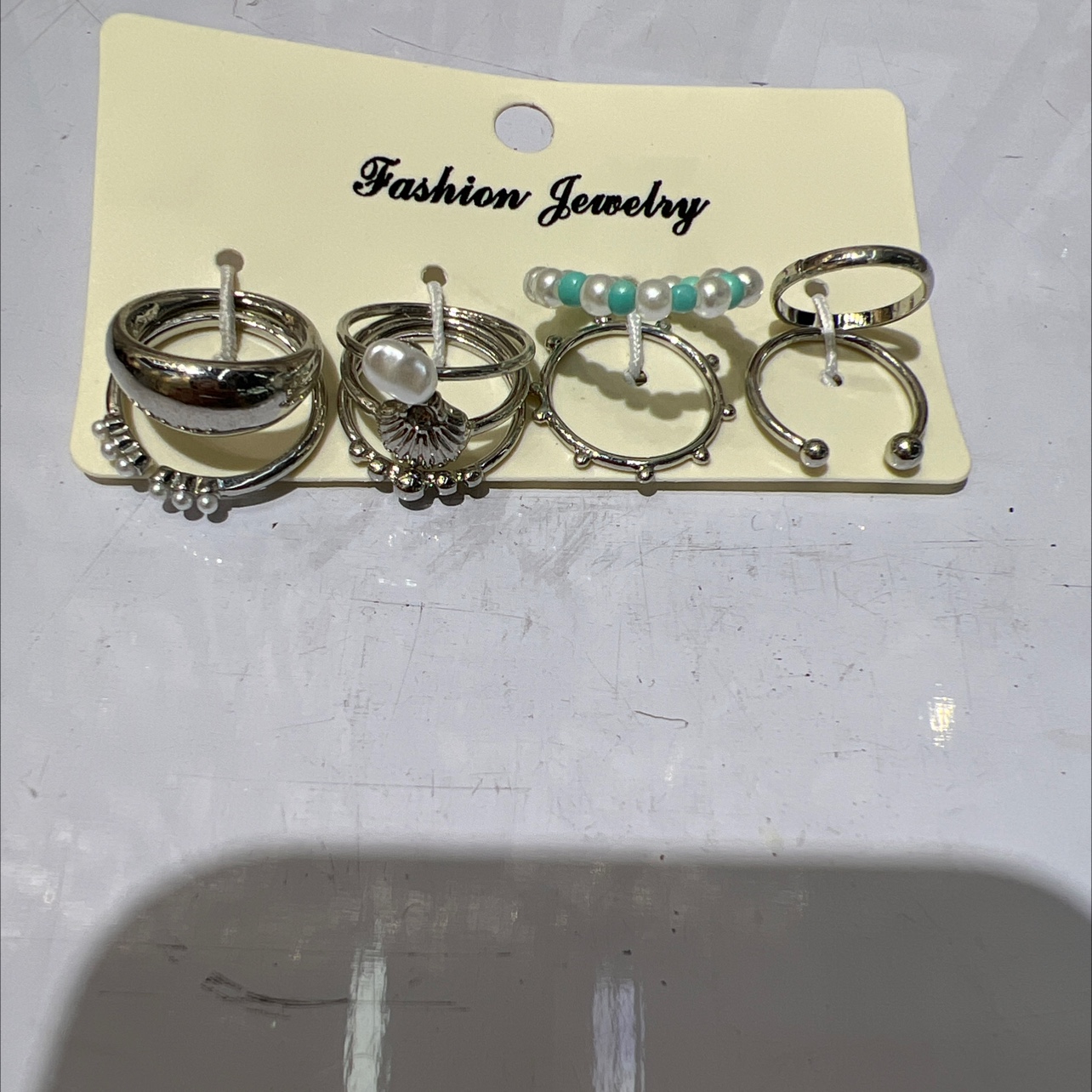 防玉合金戒指 玉戒子锆石个性钻 精致时尚 优雅持久耐磨 高品质首饰礼品细节图