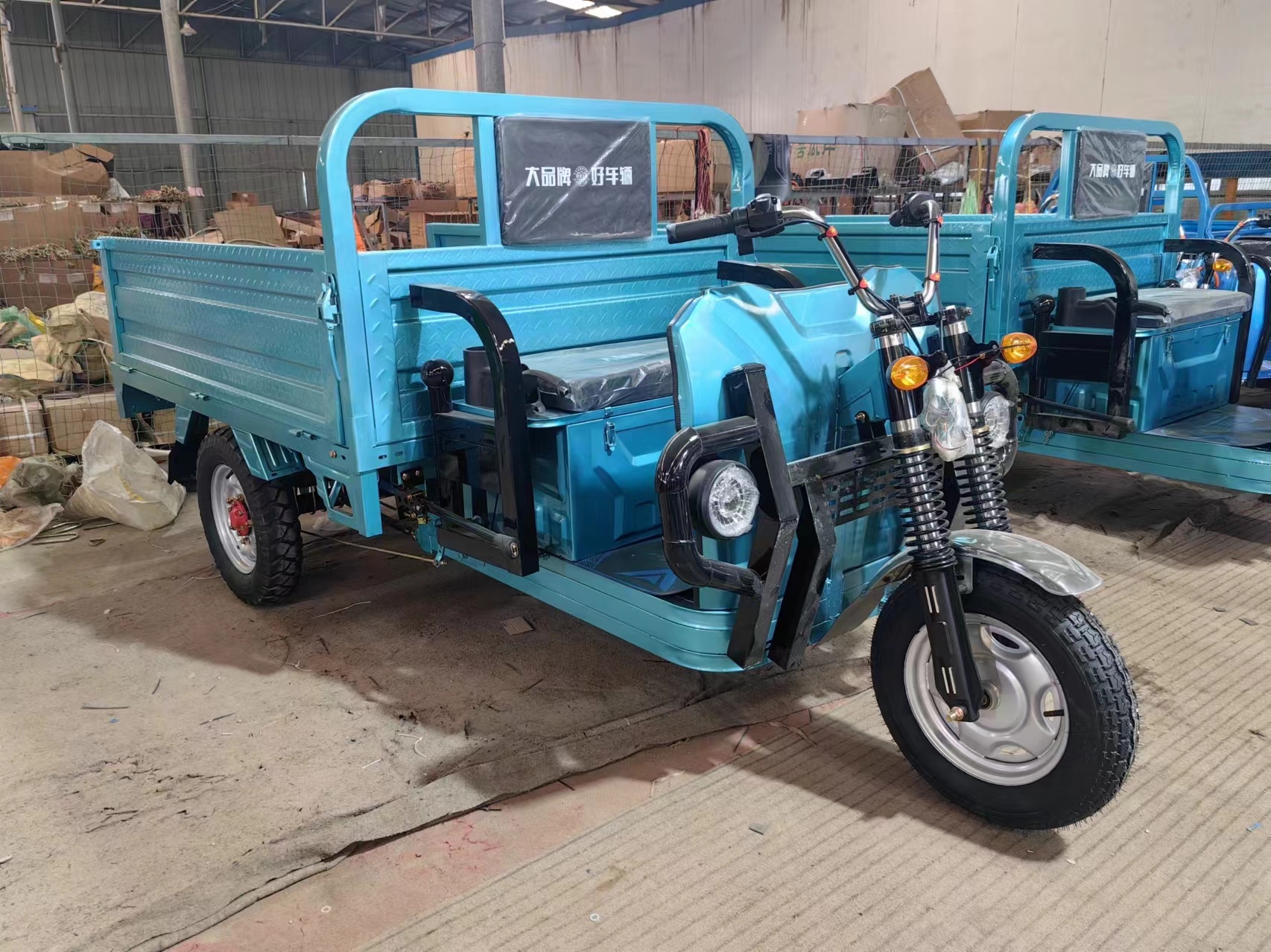 电动三轮车1.8米载重三蹦子拉货短途运输电动车平板电动三轮货车详情图2