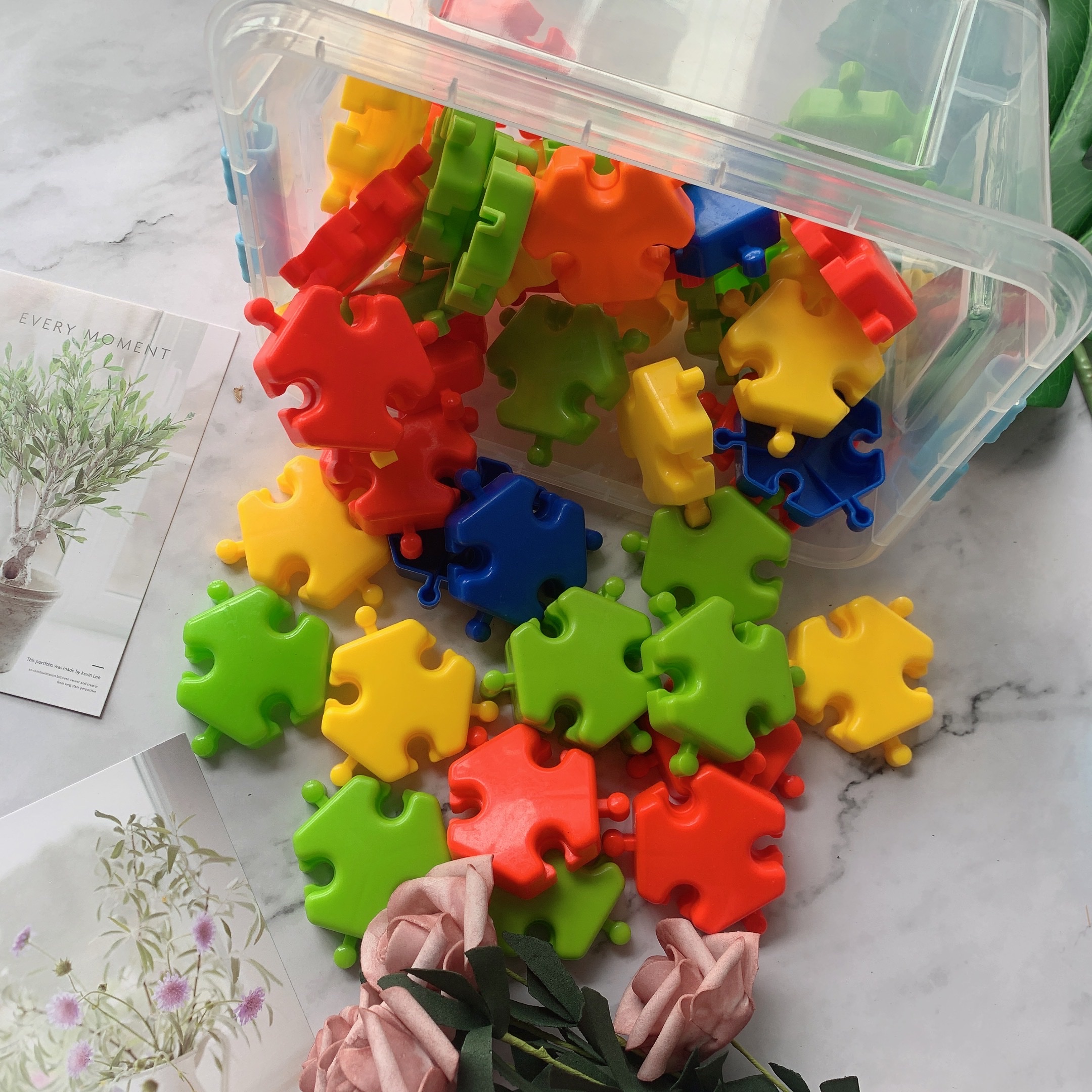 好奇心积木益智玩具儿童玩具幼儿园男童女童提高动手动脑能力产品图