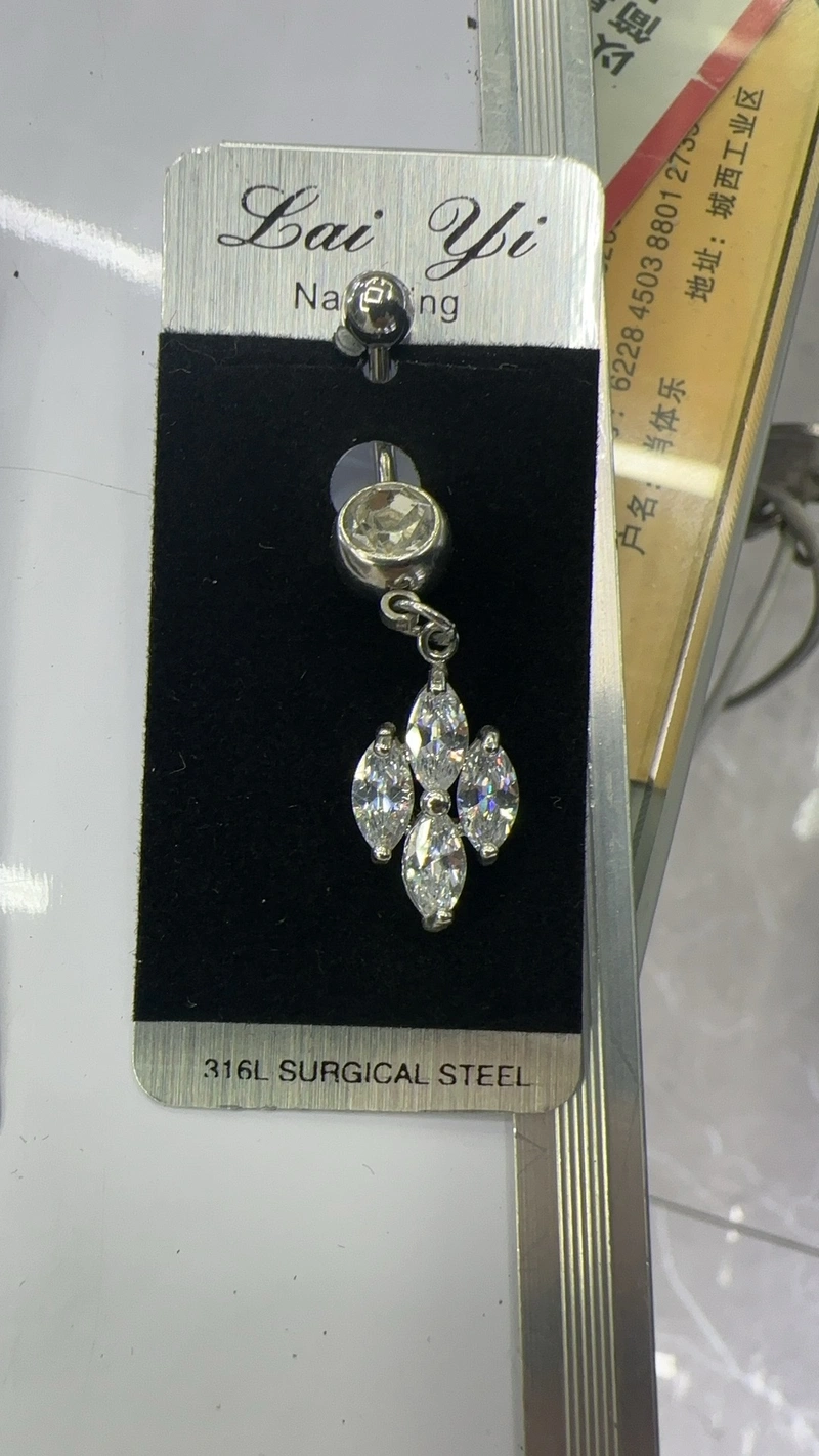 Amazon Hot Selling European And American Fashion Accessories, The New Korean Version Of Fashion Trend Accessories, Three Kema Eye Navel Button, Piercing Trend Accessories.