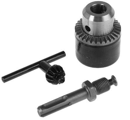 钻夹头 10/13/16mm扳手夹头白底实物图